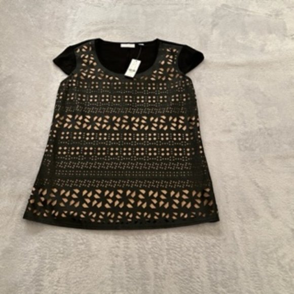 New York & Company Tops - New York & Company Stretch Women's Top Shirt XS Black